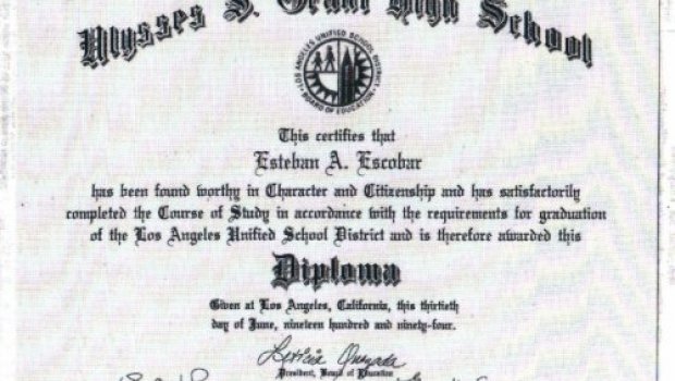 High school diploma U.S