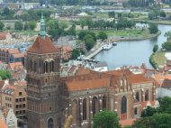 The Vistula River in Gdansk / Danzig.