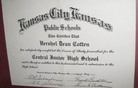 Junior high school diploma