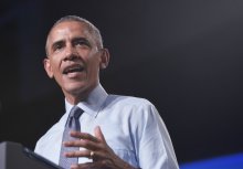 US President Barack Obama speaks at Macomb Community College in Warren, Michigan on September 9, 2015. (Mandel Ngan, AFP/Getty Images)