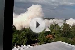 Building 7/8 implosion at Lone Star College - University Pa