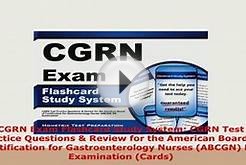 Download CGRN Exam Flashcard Study System CGRN Test