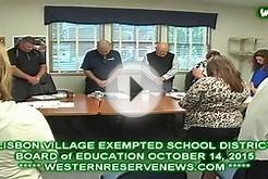 LISBON OHIO EXEMPTED SCHOOLS BOARD of EDUCATION OCTOBER 14