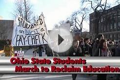 Ohio State Students March to Reclaim Education - March 1, 2012