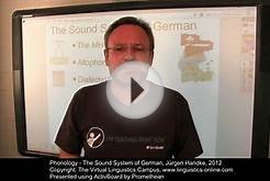 Phonology - The Sound System of German
