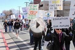 Rally in Carson City against Nevada Higher Education