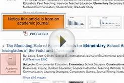 Searching ERIC for Education-Related Articles