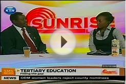 Tertiary Education in Kenya: Sunrise Live Interview