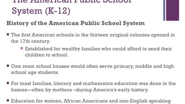 School system in USA