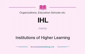 Higher Learning Institutions