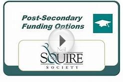 Education Research - Post Secondary Funding Options