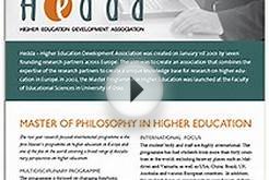 Hedda Master Programme in Higher Education: European