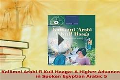 PDF Kallimni Arabi fi Kull Haaga A Higher Advanced Course