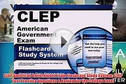 Read CLEP American Government Exam Flashcard Study System