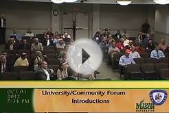 University and Community Forum - October 3, 2012